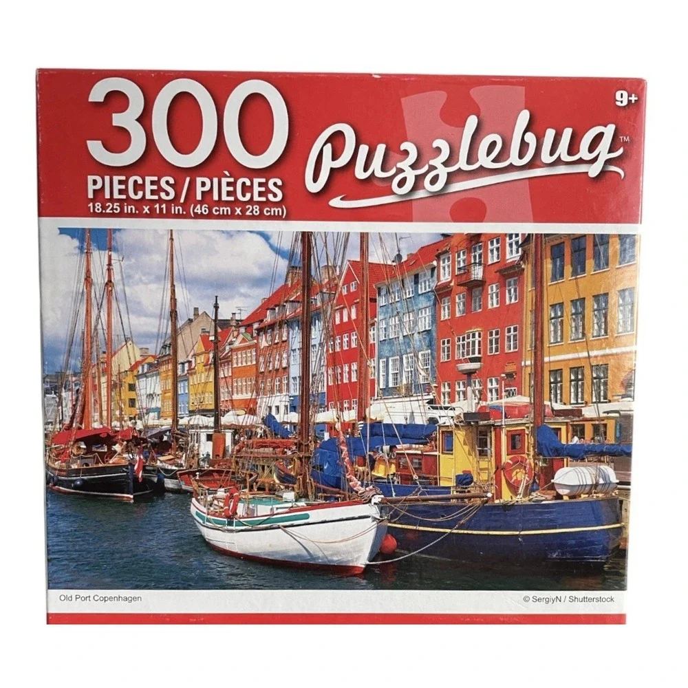 Old Port Copenhagen 300 Piece Jigsaw Cra-Z-Art Puzzlebug #400 Sealed New